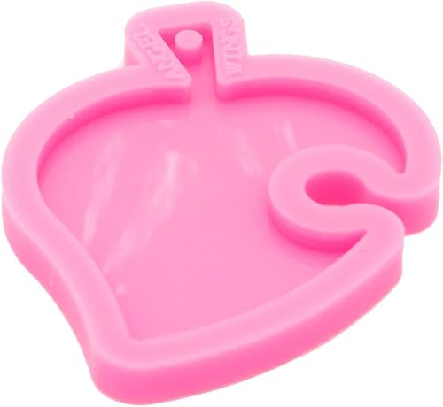 Miniatura 4 de Molde de llavero con forma de hojas superbrillantes, molde de silicona para llavero, moldes de silicona para bricolaje, herramientas de joyería para