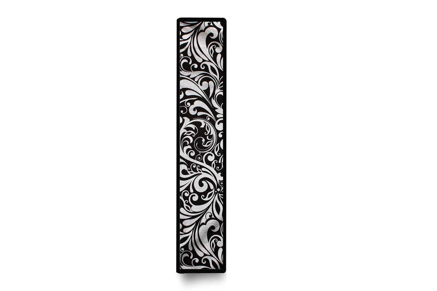 Sarvatapana LED TV Cover for 55 Inch LCD LED Monitor | PVC Dustproof Television Cover with Zip Lock | Wall Mount & Table Top | All Models | Black Flower Print 4