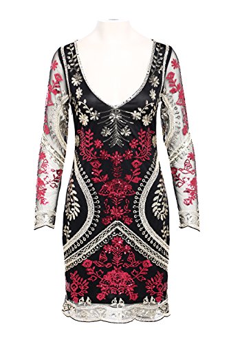 BABEYOND Vestito Gatsby Donne 1920s Abiti Vestito