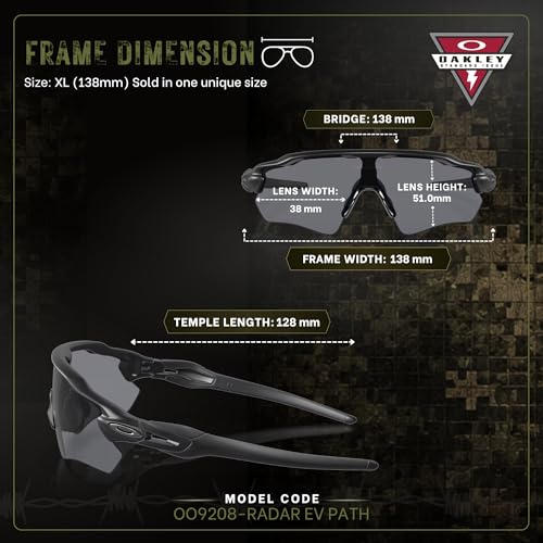 Image of Oakley Standard Issue SI Radar EV Path Military Grade Sunglasses With Official Eyewear Kit