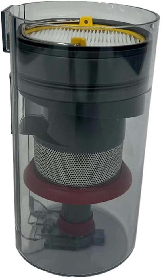 Accessories Dustbin Assembly Dust Container Cup with Red Cyclone Spare Parts ，Compatible for Jimmy， JV65 / JV63 Vacuum Cleaner Accessories
