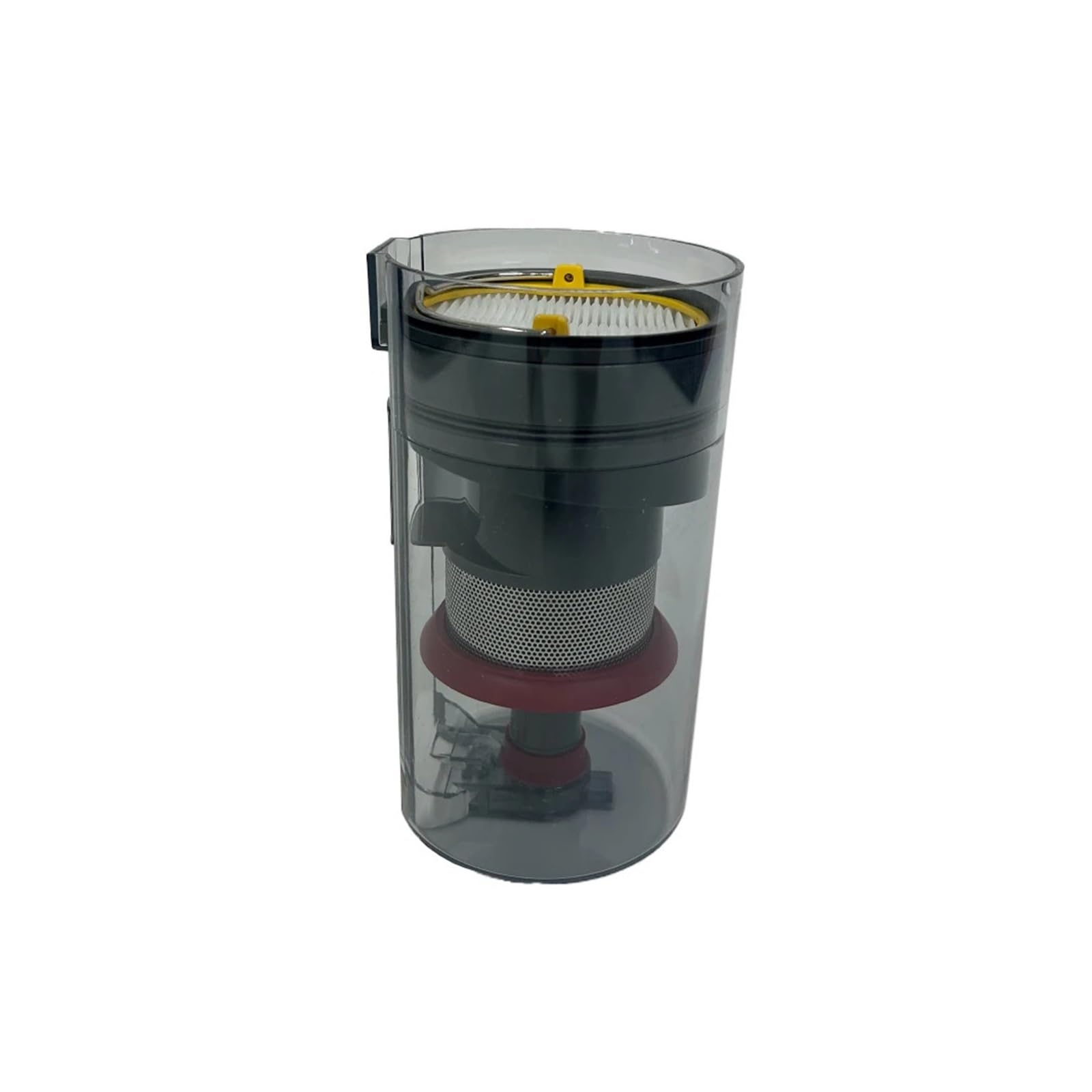 AIHDBCL Accessories Dustbin Assembly Dust Container Cup With Red Cyclone Spare Parts ，Compatible For Jimmy， JV65 / JV63 Vacuum Cleaner, tank
