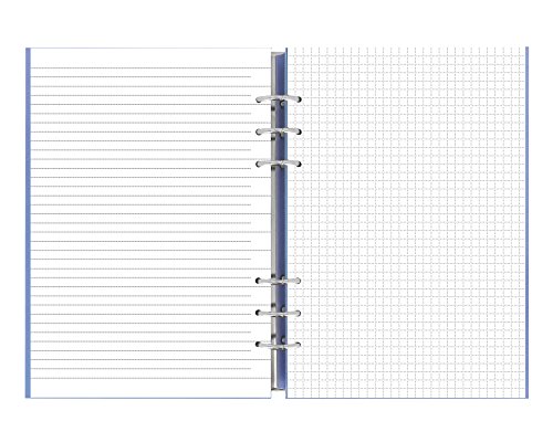 Filofax Clipbook A5 Vista Bleu : carnet de notes rechargeable bleu clair