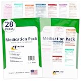 First aid Kit Refill Supplies Medication Pack for Refilling Small Kits or Traveling