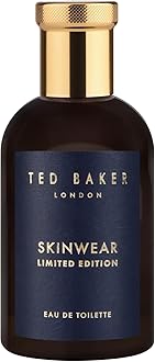 Ted Baker Skinwear Limited Edition Eau de Toilette Masculine Fragrance with Unique Notes of Fresh Bergamot, Spicy Pepper and Warm Pepper, 3.38 fl oz / 100 ml