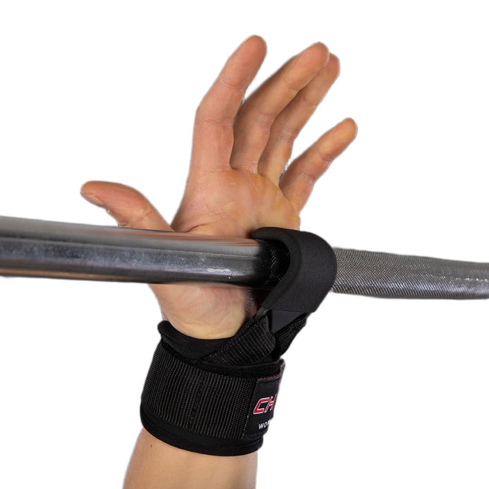 Chiba Uniseks Power Hak do ściągania drążka wyciągu górnego Black One Size