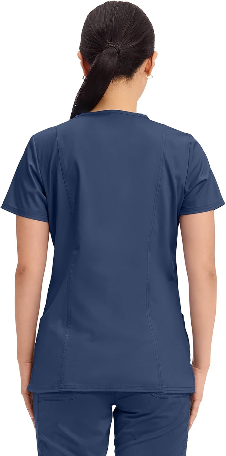 Cherokee Medical Women's Scrub Top V-Neck Modern Classic Fit with 3 Pockets, Ultra Soft and 2-Way Stretch Fabric - WW620 - Image 4