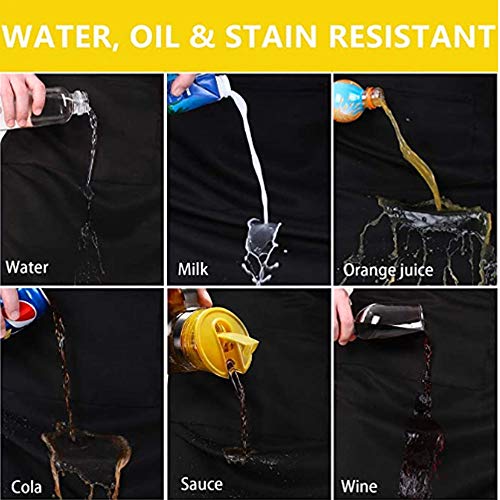 Lchkrep Men'S Waterproof Apron Black thumb #5