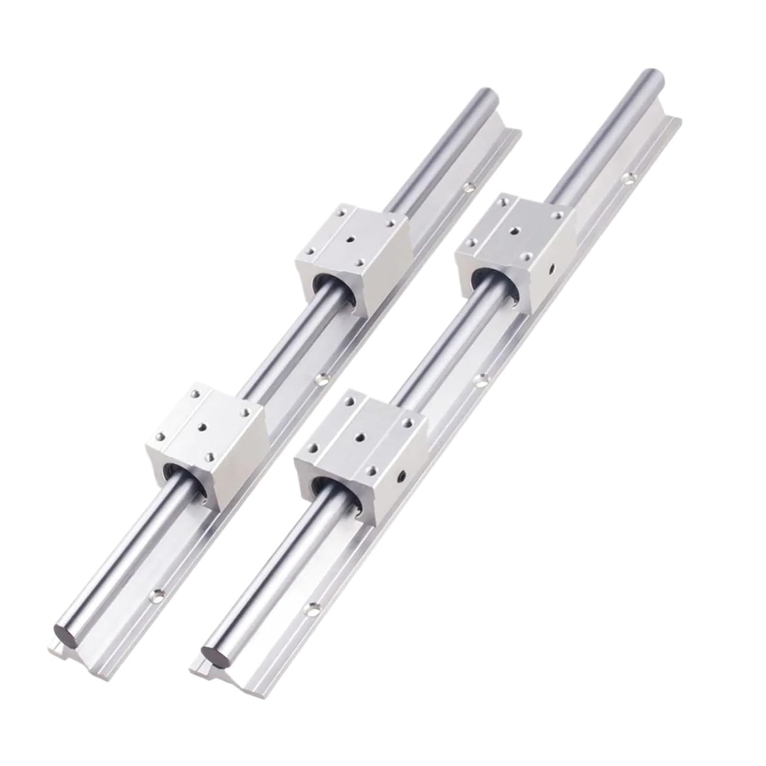 R20 kit for 200-500mm Linear Guides, with 4 R20UU Bearing Blocks.(500mm)
