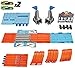 Hot Wheels Race Crate with 3 Stunts in 1 Set Portable Storage Ages 6 to 10