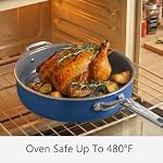 4QT Nonstick Deep Saute Pan Lid Prime Big Deal Days Ceramic Skillet - Image 6