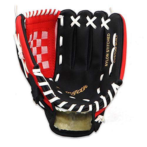 Guanti da Baseball Bambini/Adulti PVC. Guanto da Baseball Handmade Softball Practice Attrezzature Dimensioni 9.5/10.5/11.5/12.5 Pollici Mano Sinistra Guanti E Guantoni