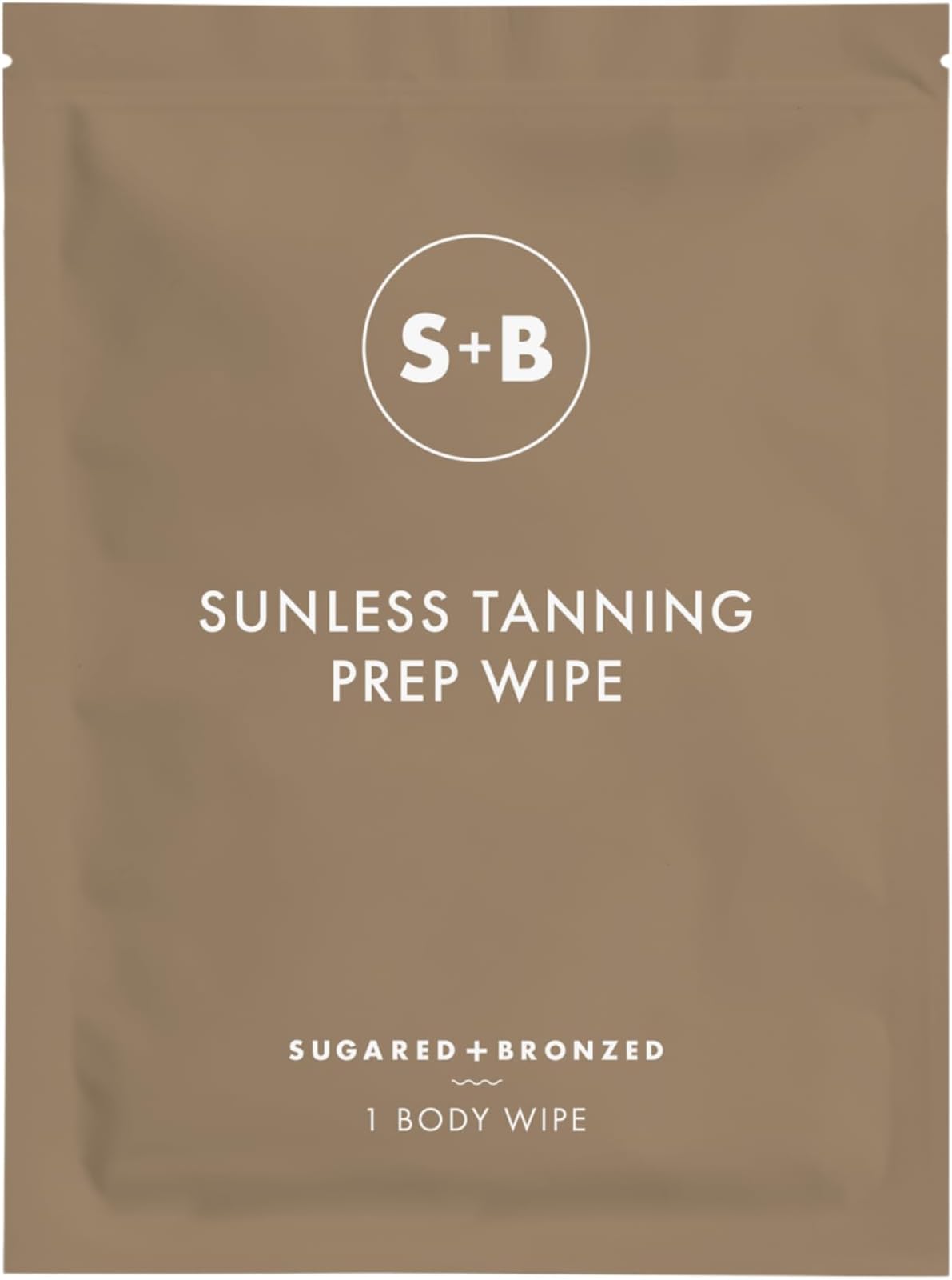 SUGARED + BRONZED Sunless Tanning Prep Wipe, Exfoliating Wipe for Self Tanner, Spray Tan, Tanning Lotion or Mousse With Aloe Vera, Hyaluronic Acid, Vitamin E, for Even Application, Vegan, Cruelty Free