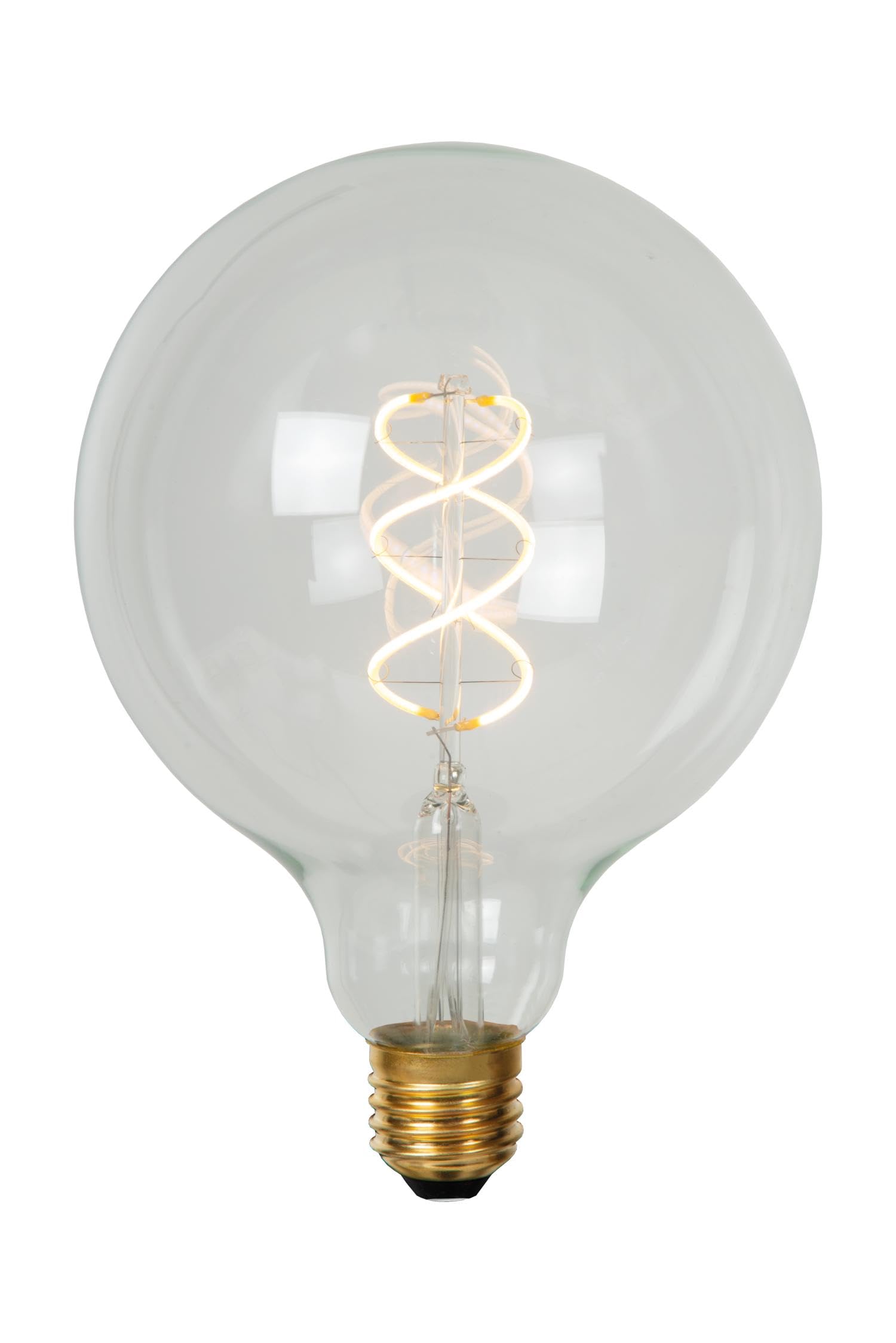 LUCIDE G125 - Glühfadenlampe - Ø 12,5 cm - LED Dim. - E27-1x5W 2700K - Transparent