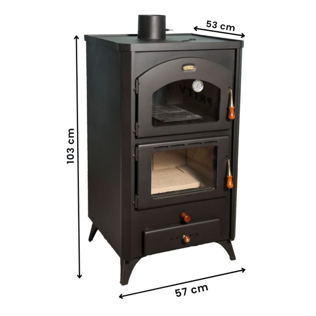 Poêle à Bois avec Four BALKAN ENERGY FG R 14.2 kW