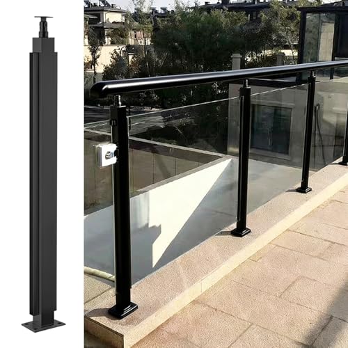 Poteau pour panneaux de verre de 15 mm d'épaisseur au design minimaliste