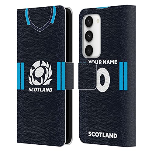 Funda Samsung S23 5G Escocia Rugby carcasa libro de cuero equipación casa Head Case Designs