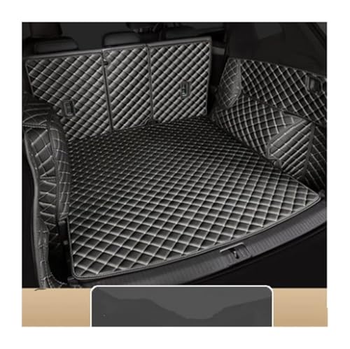 ラゲッジトレイ トランクカーゴレザーライナーカーマットコンパートメントフロアカーペットマッド 用 ボルボ V40 ハッチバック 2013-2019(5)
