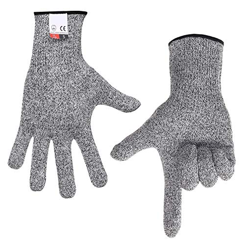 4 PCS (M+L) Cut Resistant Gloves Food Grade Level 5 Hand Protection,Kitchen Cut Gloves (Large+Medium) - Image 3