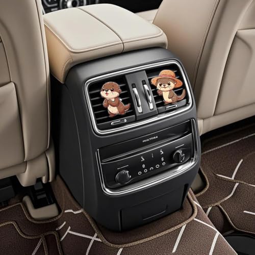 Image of Cute Car Air Freshener Clips,Otter Car Vent Clip,Car Vent Decoration Accessories,Auto Air Conditioner Clip,Automotive Interior Decoration Gifts for Girls and Women