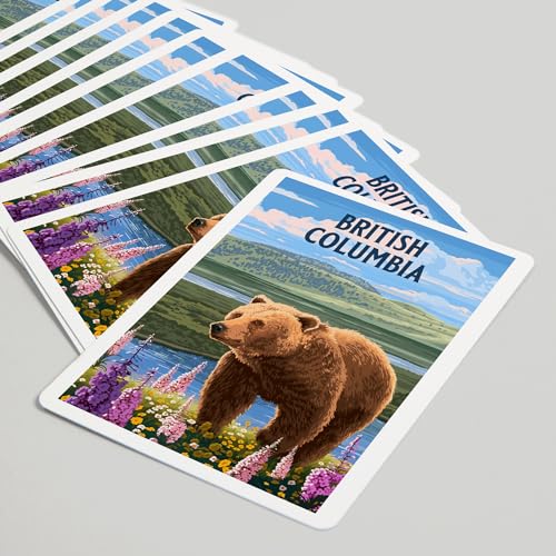 Lantern Press British Columbia, Barajas de Poker, 52 cartas miniatura 5