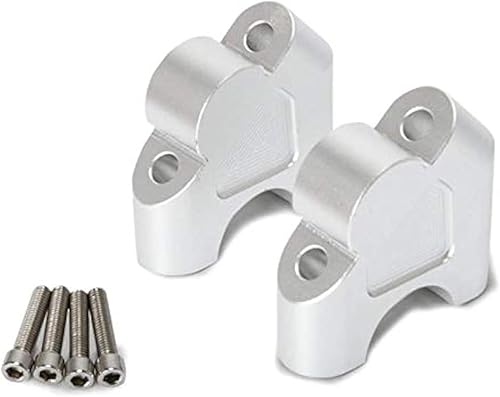 Abrazadera elevadora para manillar Adaptador de montaje trasero compatible con R1200GS LC R1200GS Adventure R 1200GS Rallye R 1200 GS R1250 (Color: