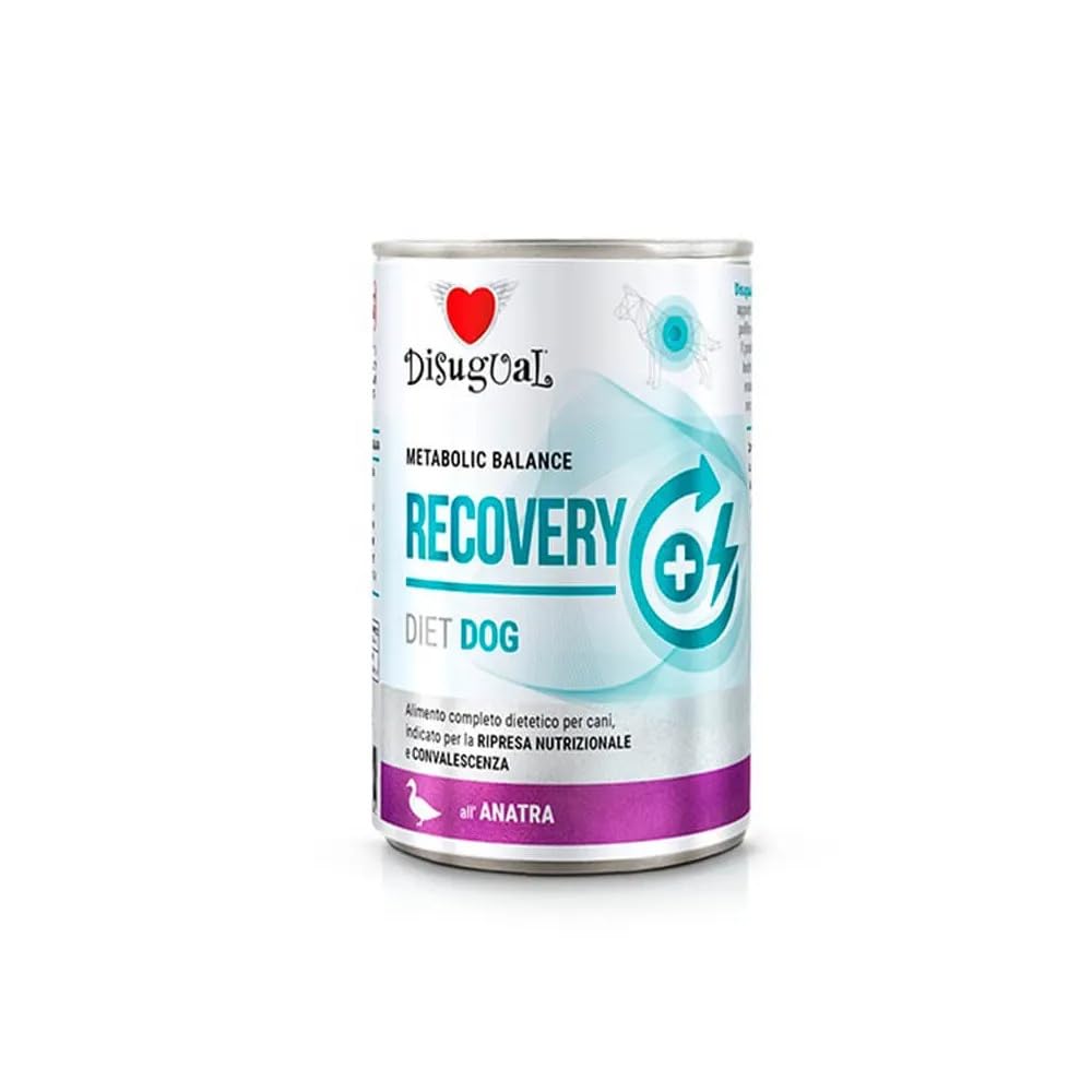 Disugual Dieta Cibo umido per Cani 6 x 400 gr (Pato Recuperaci)