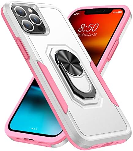 MilanNice Phone Case for iPhone X/iPhone XS/iPhone 10,Shockproof Cover with Ring Holder Upgrade Durable Soft TPU Protective 360 Degrees Rotation Ring Grip,Black