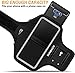 RUNBACH Armband for Galaxy Note 20/10+/9/8, Sweatproof Running Exercise Case with Fingerprint Touch and Card Slot for Samsung Galaxy Note 20/Note 10+/Note 9/Note 8(Black)
