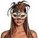 Produktbild Boland 72195 - Augenmaske Voodoo Mamba, Gesichtsmaske mit Glitzer und Federn, Maske, Kostüm Zubehör für Karneval und Mottoparty