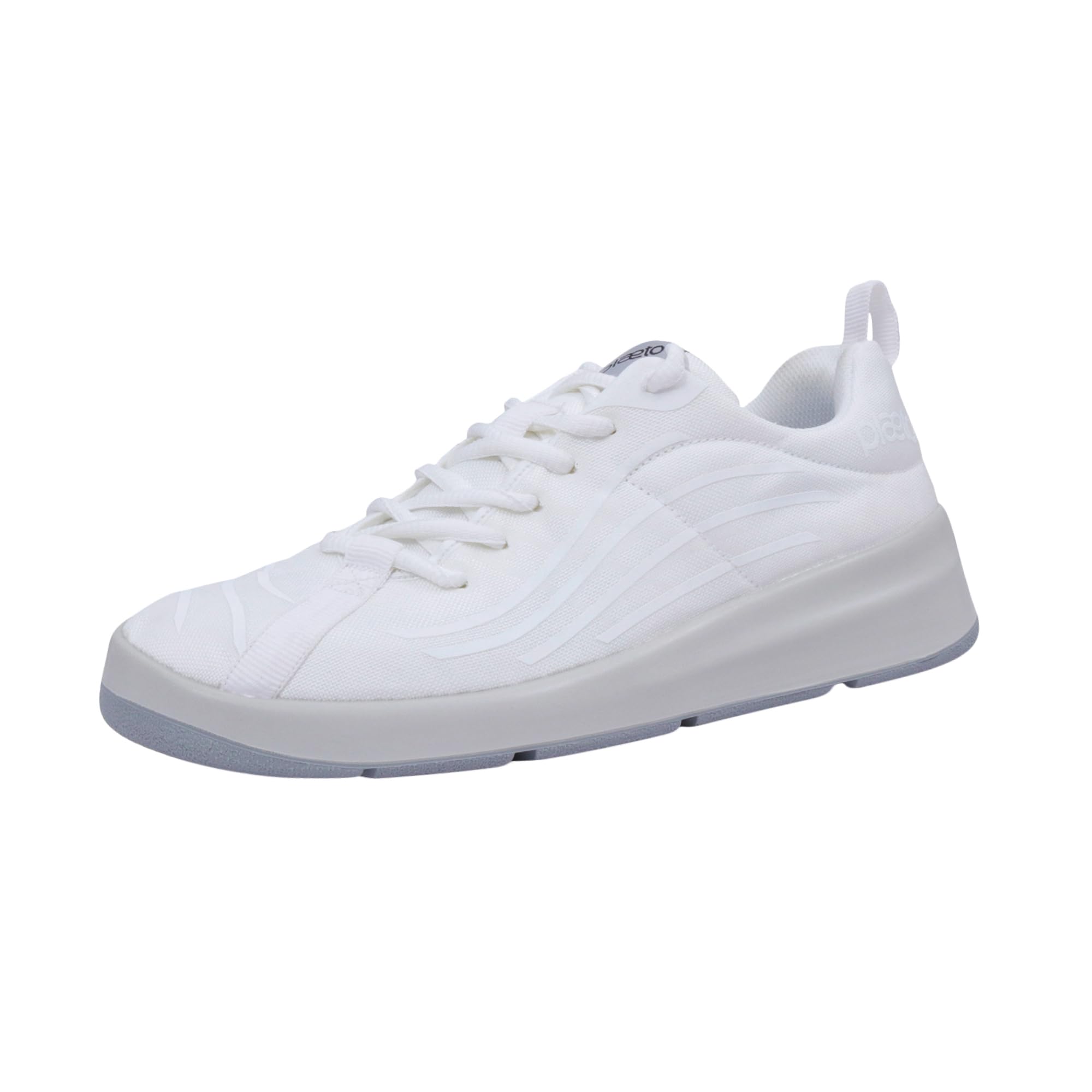 Plaeto Mens Revive Sneaker, 10 UK White