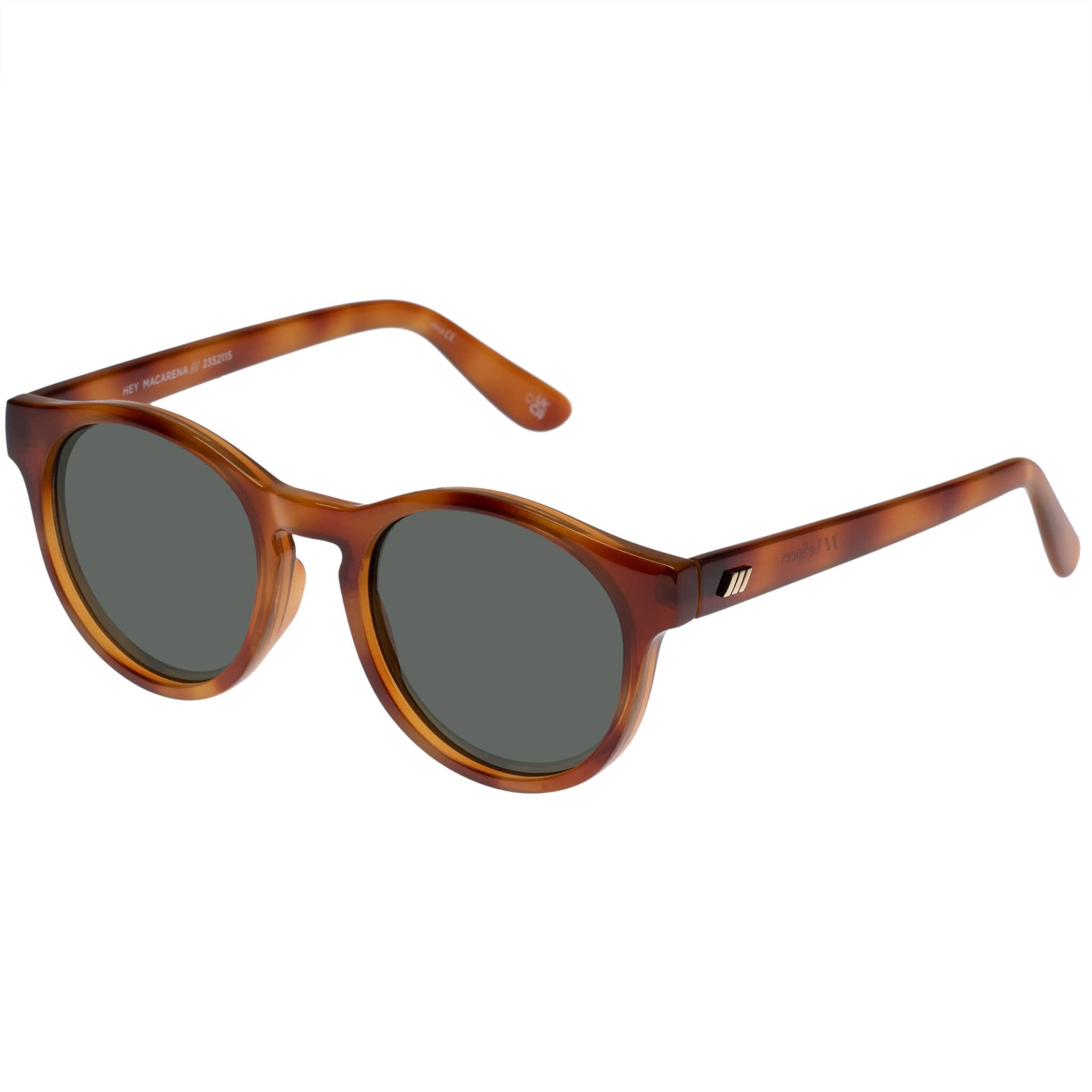 Le Specs HEY MACARENA - Sonnenbrille für Damen Runde Rahmenform mit hohem UV-Schutz