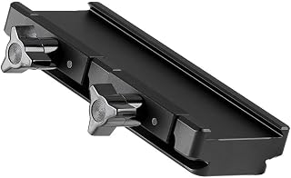 5" Black Double ARCA Weight for Rifle Stability and Control, Custom fit for ARCA Rail (108272-BLK)
