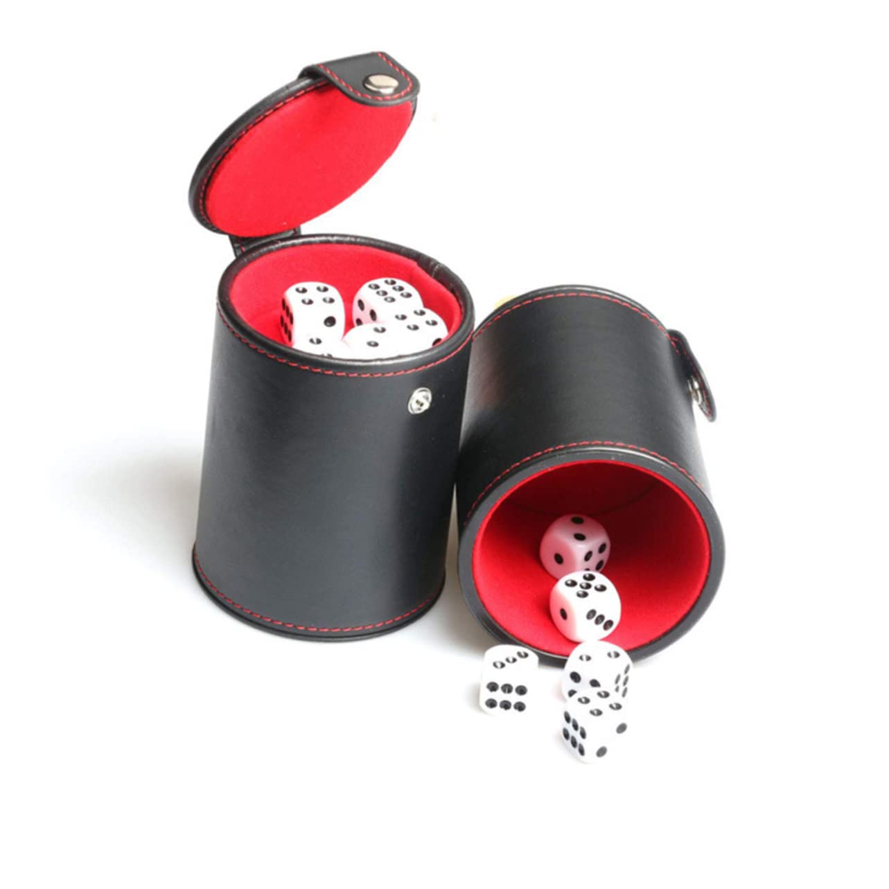 Abaodam 3Er Box Würfelbecher Würfelschüttelbecher Schwarz