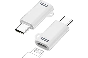 AreMe Lightning to USB C Adapter White