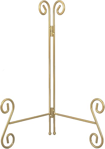 Soportes de placa para exhibición, soportes de platos de 10 pulgadas para exhibición, caballete de placa de hierro dorado para fotos, marcos de disponible en Yaxa Guatemala