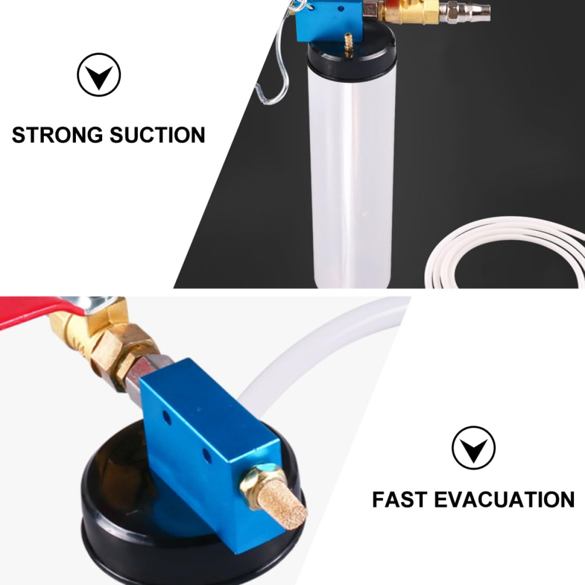 DECHOUS Car Brake Fluid Replacement Tool Pneumatic for Compatible with Cars Trucks and Motorcycles Efficient Brake and Clutch Fluid Exchange System