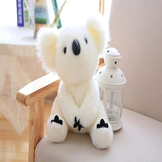 Kawaii Koala Plush Baby Toys Australian Koala Bear Stuffed Soft Doll Kids Lovely Gift For Friends Girls Baby Parent-Child Toys 17CM White