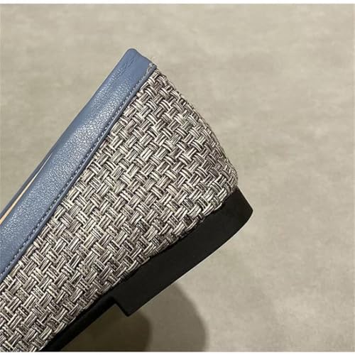 Women Flats Low Heel Pumps Office Lady Leahter Shoes Fashion Bow Knot Slip On Female3