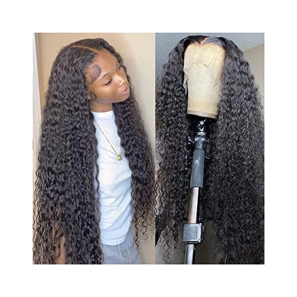 40 Inch Curly Human Hair Wig 5x5 13x4 13x6 Water Wave Lace Front Wig Brazilian Wigs for Women Human Hair Deep Wave…