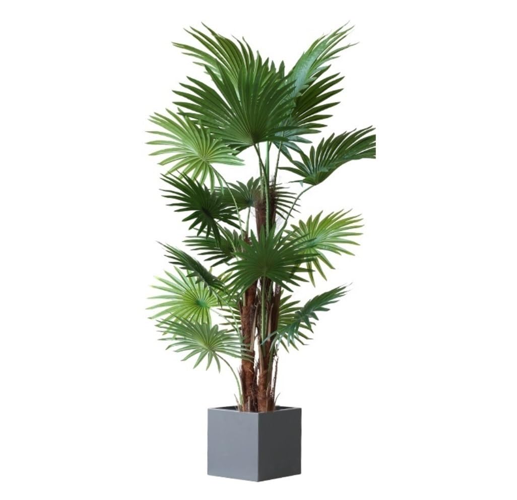 SWENEEN Indoor Artificial Tree Living Room Bedroom Decoration Potted Simulation Plant Bonsai Artificial Fake Plant Artificial Tree,171Cm,151cm