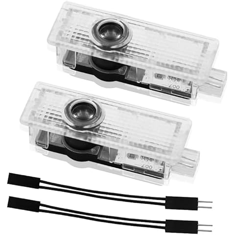 AUELEK LED Welcome Light, LED Car Door Lights, HD Welcome Logo Door Projector Light Compatible with X1 / X3 / X4 / X5 / X6 / 3/4/5/6/7 / Z/GT Series - 2 Pack Cover