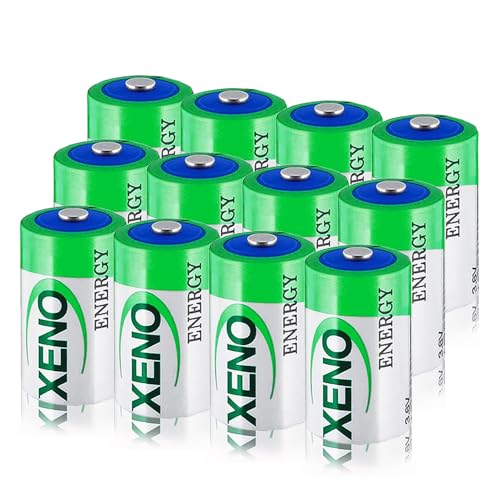 DZYZWSGFCLJX *[12 Pack] 19000mAh XL-205F D Std 3.6v Lithium Thionyl Chloride Battery for Xeno Energy XL-205F Battery, Non-Rechargeable