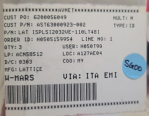 (1 PC) ISPLSI2032VE-110LT48I Lattice