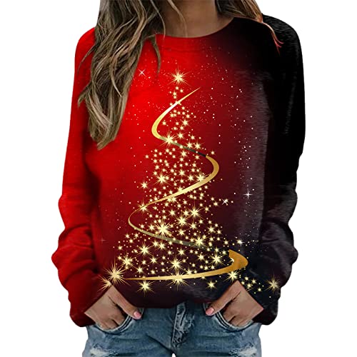 Moda y Accesorios, Home Jersey Invierno Manga Larga Blusa Otoño Sudaderas Cálido Rebajas Pullover Suéter 2023 Top para Chica Adolescente 2023 Sudaderas Navideñas Mujer Baratas...
