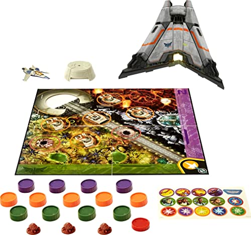 Mattel Disney Pixar Lightyear Blast-Off Blitz Geschicklichkeits- und Action-Puck-Flip-Spiel mit Teamspiel für 2 bis 8 Spieler, Filmthema, Geschenk für Kinder und Lightyear-Fans ab 8 Jahren – Bild 7