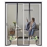 【PORTE MOUSTIQUAIRE DE HAUTE QUALITÉ】 Le filet de notre porte de balcon moustiquaire magnétique est composé d'un filet en polyester de haute qualité, robuste et résistant aux rayures. ce qui convient à la plupart des portes. Le maillage est également respirant et translucide, vous permettant de profiter de l'air frais et de la lumière naturelle.