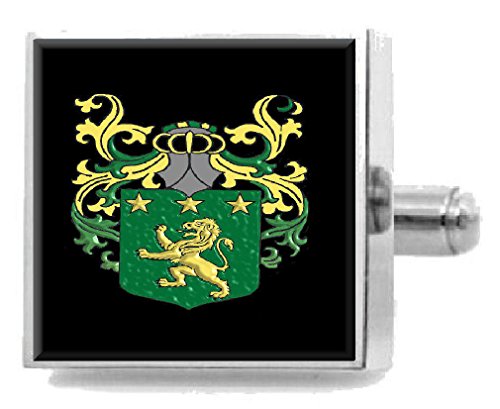 Clip para corbata Moore England grabado regalo de heráldica inglesa