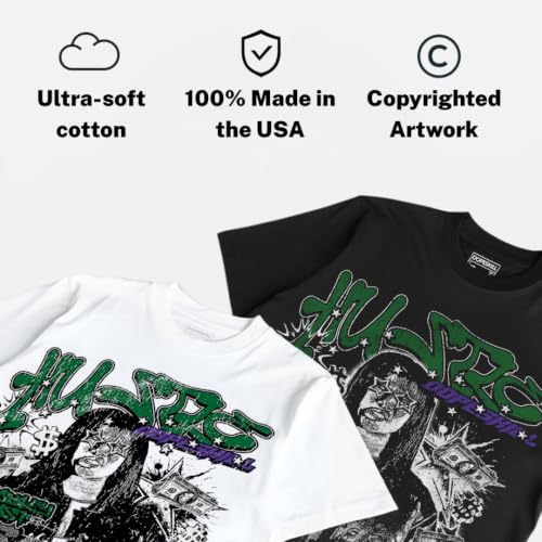 Image of DopeSkill Graphic Tee Streetwear Hypebeast Hip Hop Unisex Premium T-Shirt Sneaker Colour Matching Shirts Gift for Sneakerhead