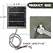 Highwild 12-Volt Solar Panel Charger for 12V Feeder Battery - Deer Feeder Outdoor Waterproof Solar Charger with Mounting Hardware